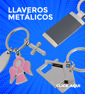 Llaveros Metalicos Grabado laser